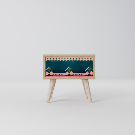 ROYAL COMPOSITION Nightstand in Oak Effect
