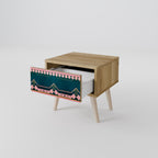 ROYAL COMPOSITION Nightstand in Oak Effect