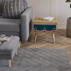 ROYAL COMPOSITION Nightstand in Oak Effect