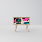 GEOMETRIC RHAPSODY Nightstand in Oak Effect