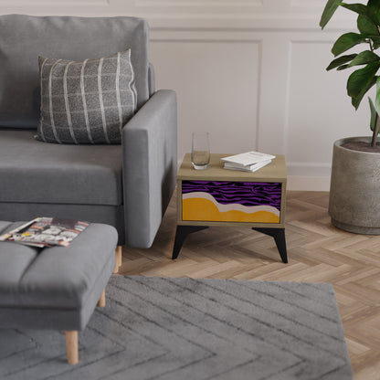 INDEPENDENT BORDER Nightstand in Oak Effect