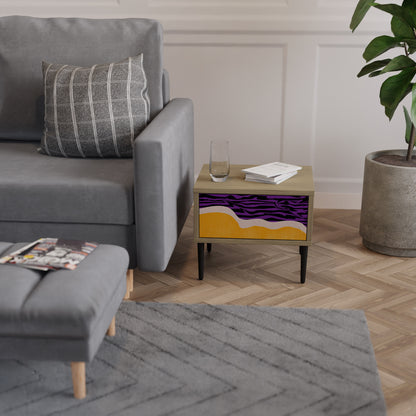 INDEPENDENT BORDER Nightstand in Oak Effect