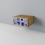 THE RIGHT PLACES Nightstand in Oak Effect