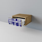 THE RIGHT PLACES Nightstand in Oak Effect