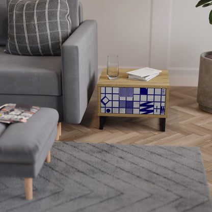 RÄTT PLATS Nattduksbord i Oak Effect