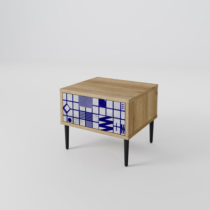RÄTT PLATS Nattduksbord i Oak Effect