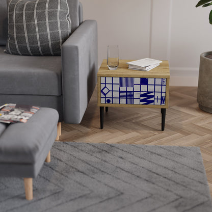 RÄTT PLATS Nattduksbord i Oak Effect