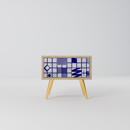 RÄTT PLATS Nattduksbord i Oak Effect