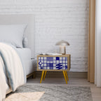 THE RIGHT PLACES Nightstand in Oak Effect