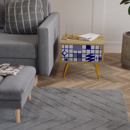 RÄTT PLATS Nattduksbord i Oak Effect