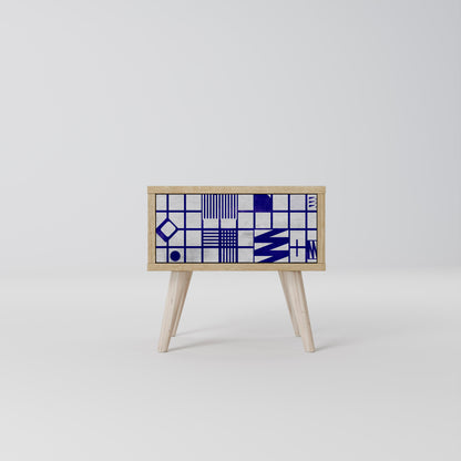 RÄTT PLATS Nattduksbord i Oak Effect