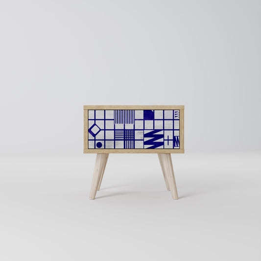 RÄTT PLATS Nattduksbord i Oak Effect