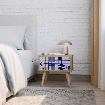 RÄTT PLATS Nattduksbord i Oak Effect