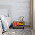 VIVID ART Nightstand in Oak Effect