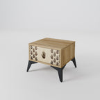 SEE MORE Nightstand in Oak Effect