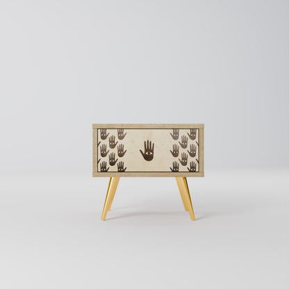 SEE MORE Nightstand in Oak Effect