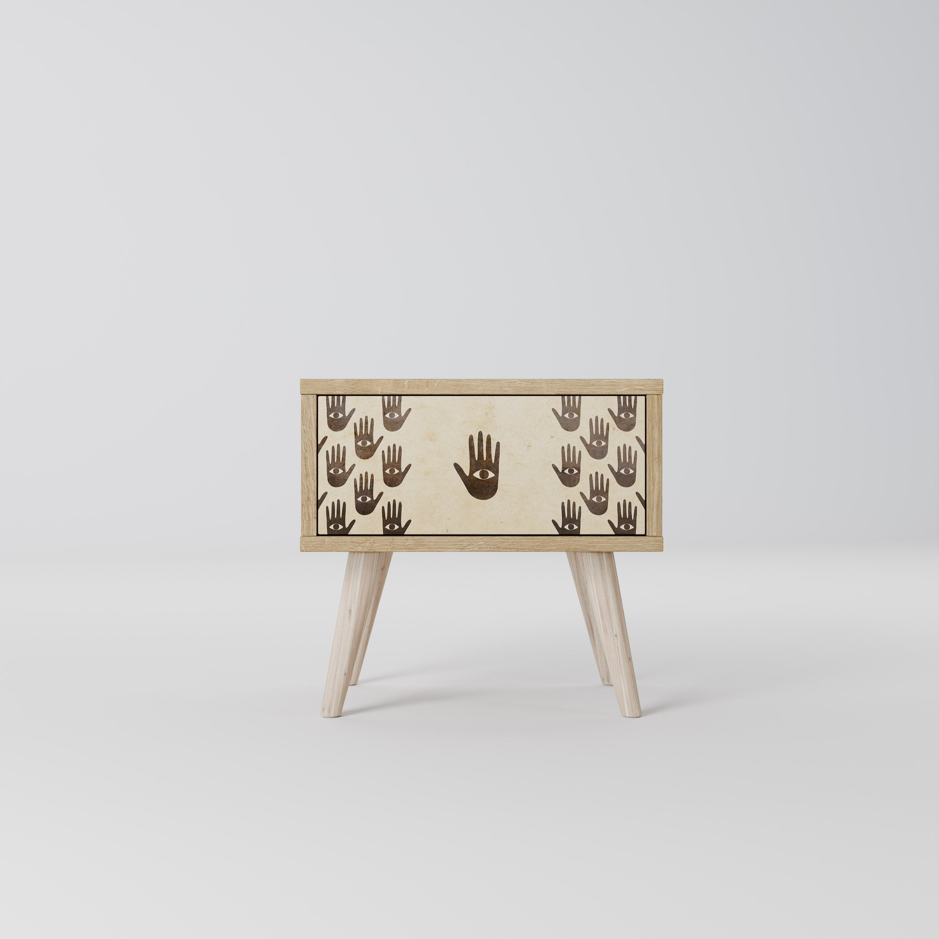 SE MER Nattduksbord i Oak Effect