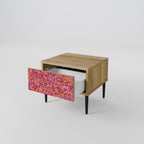 LOVELY MEMORIES Nightstand in Oak Effect