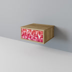 KALEIDOSCOPIC CUBISM Nightstand in Oak Effect