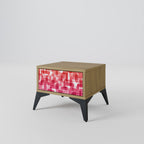 KALEIDOSCOPIC CUBISM Nightstand in Oak Effect