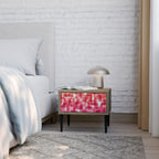 KALEIDOSCOPIC CUBISM Nightstand in Oak Effect