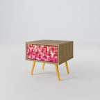 KALEIDOSCOPIC CUBISM Nightstand in Oak Effect