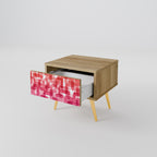 KALEIDOSCOPIC CUBISM Nightstand in Oak Effect