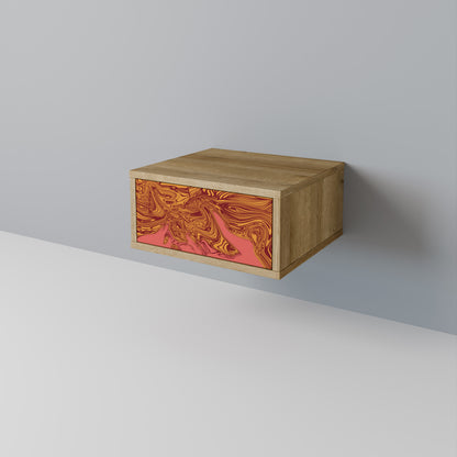 FLOATING THOUGHTS Nightstand in Oak Effect