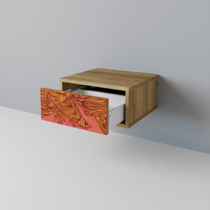 FLOATING THOUGHTS Nightstand in Oak Effect