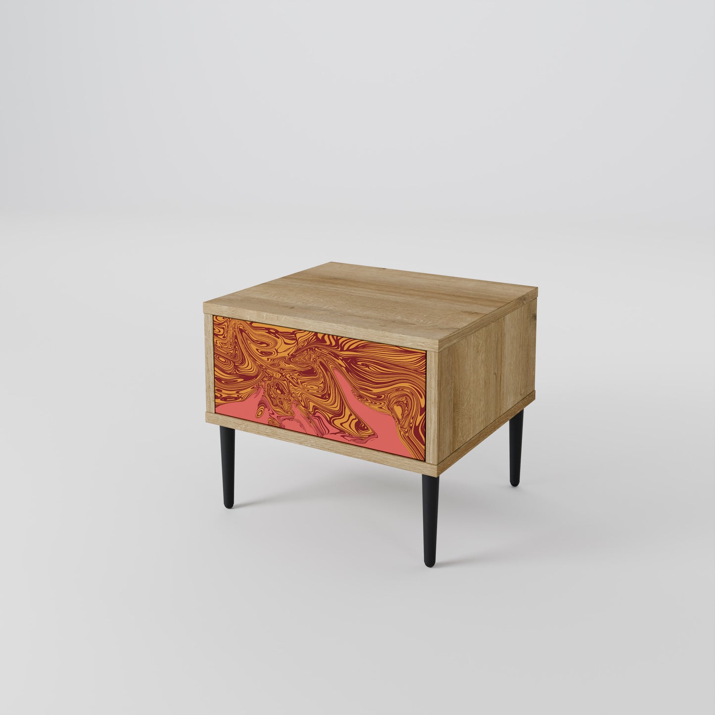 FLOATING THOUGHTS Nightstand in Oak Effect