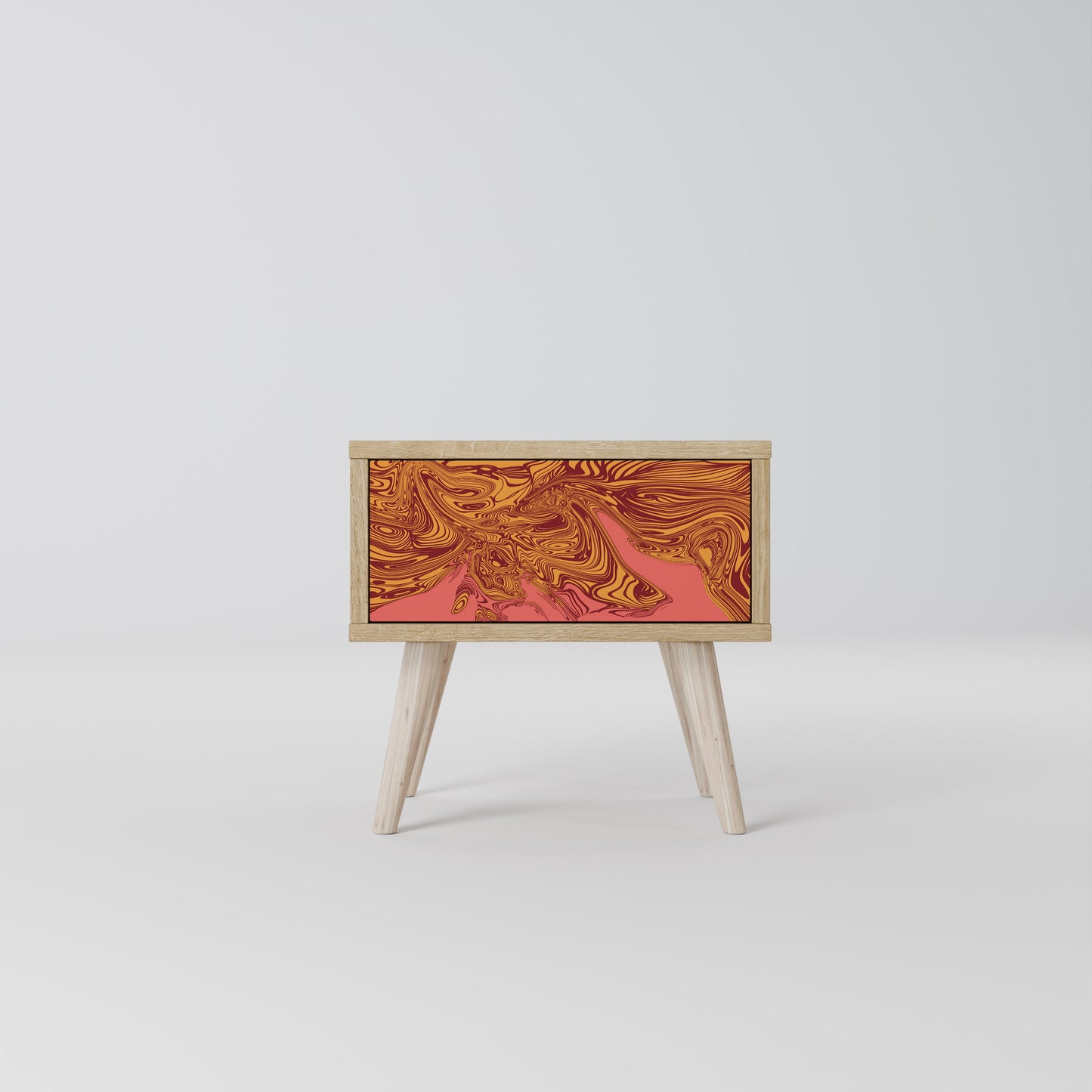 FLOATING THOUGHTS Nightstand in Oak Effect