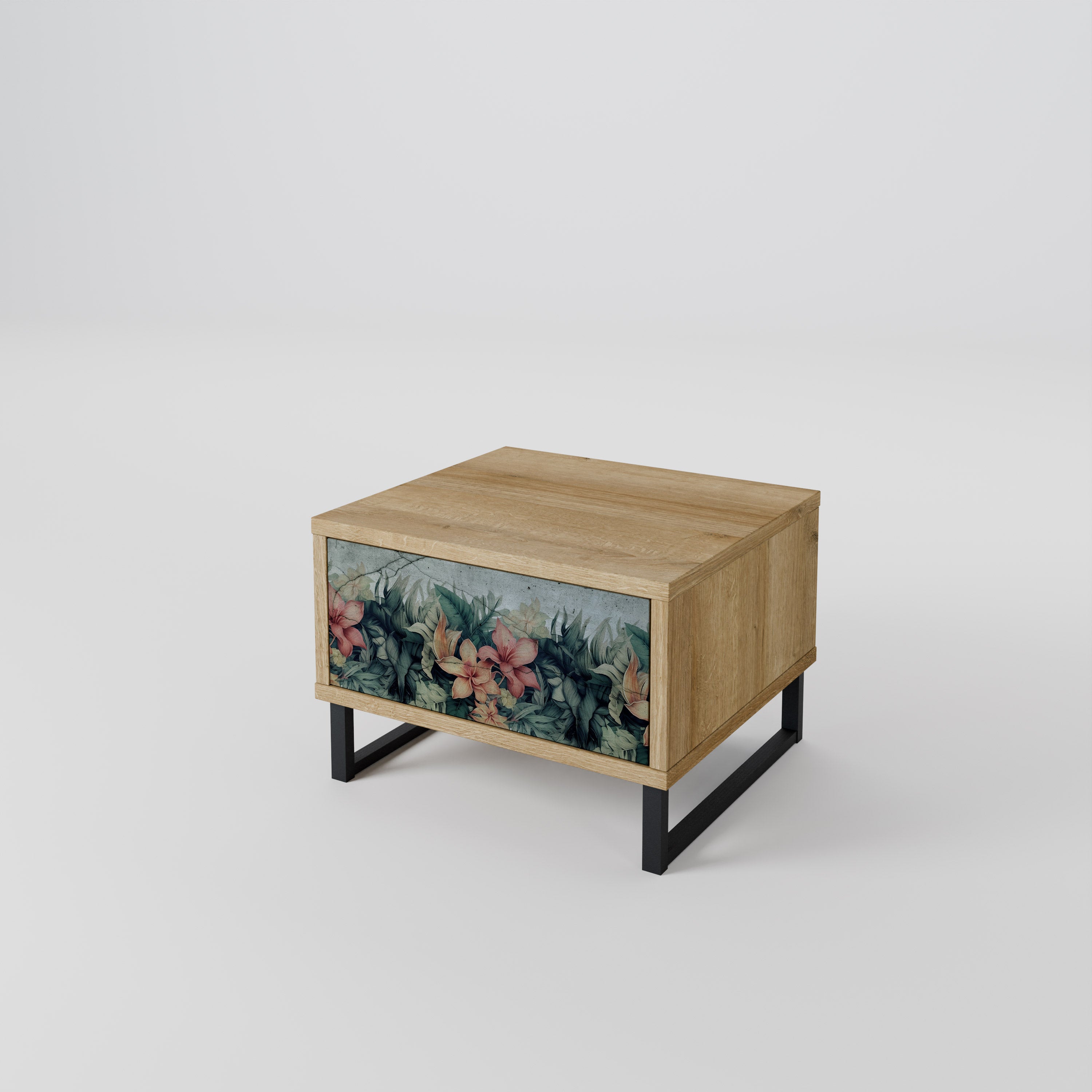 HEAVENLY BLOOM Nattduksbord i Oak Effect