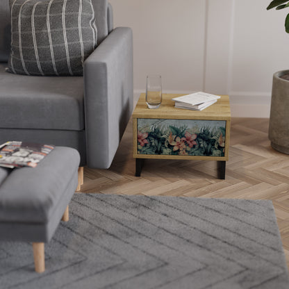 HEAVENLY BLOOM Nightstand in Oak Effect