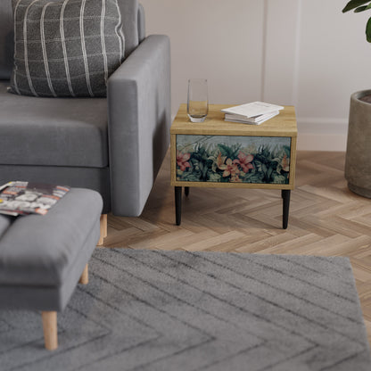 HEAVENLY BLOOM Nightstand in Oak Effect