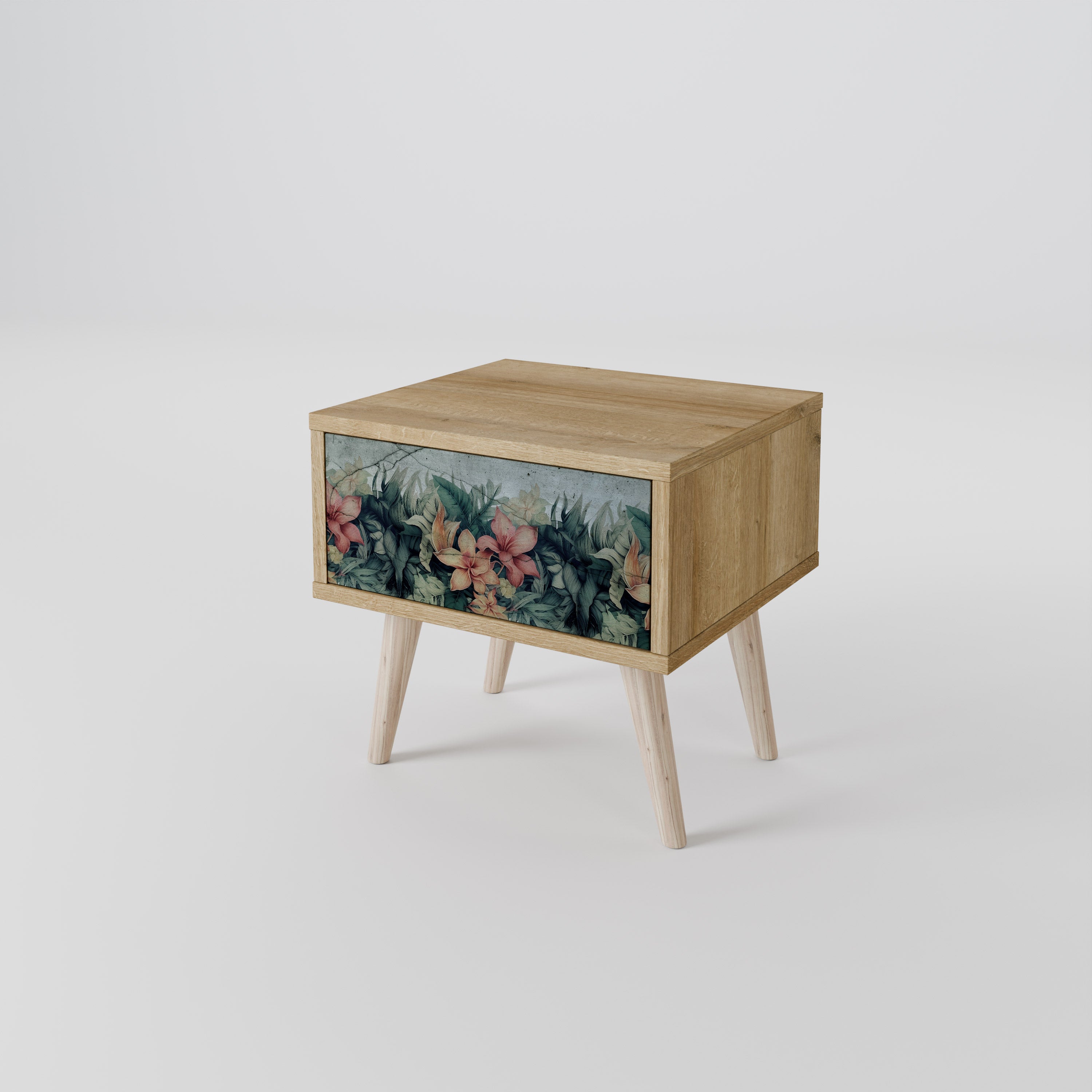 HEAVENLY BLOOM Nattduksbord i Oak Effect