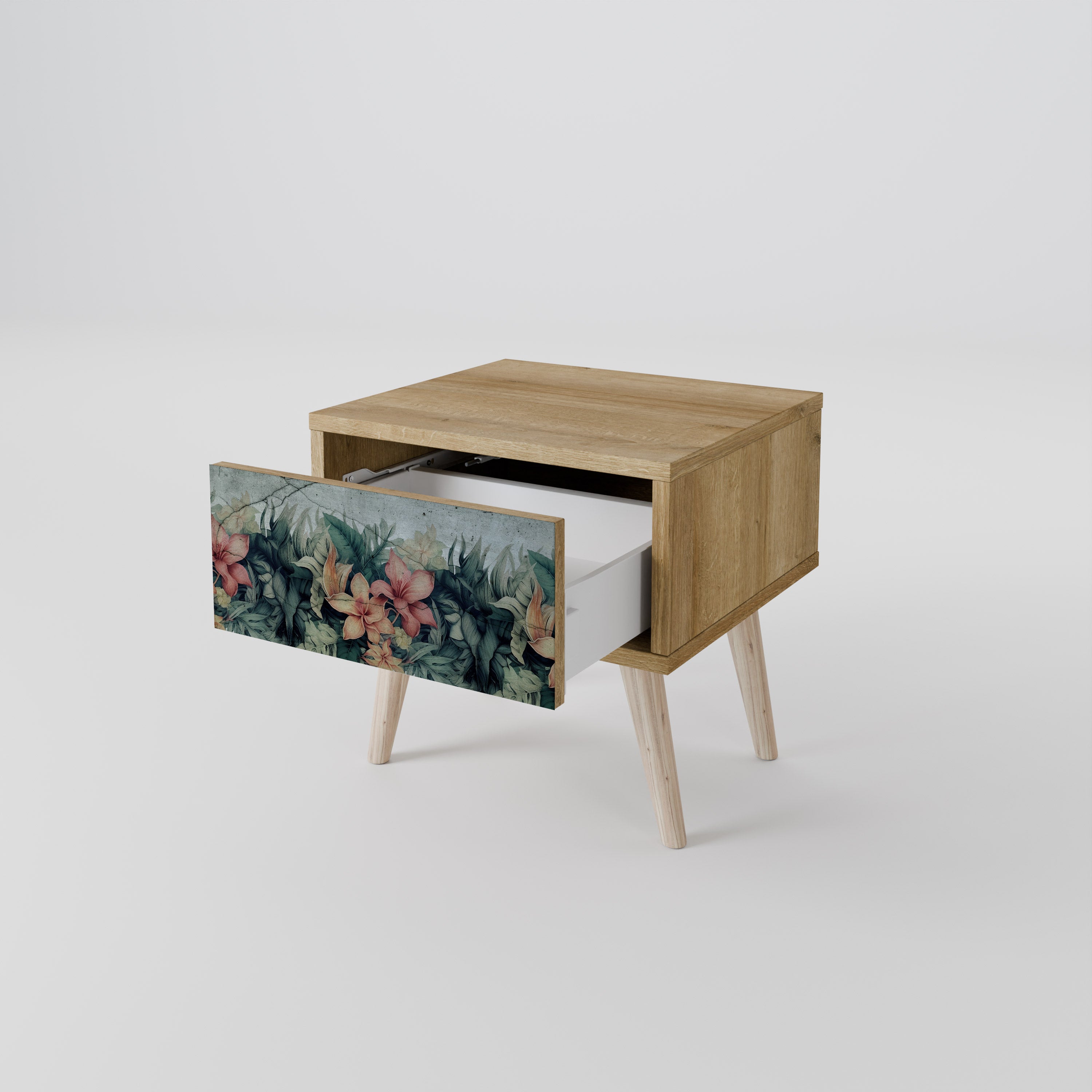 HEAVENLY BLOOM Nattduksbord i Oak Effect