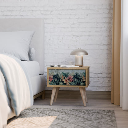 HEAVENLY BLOOM Nightstand in Oak Effect