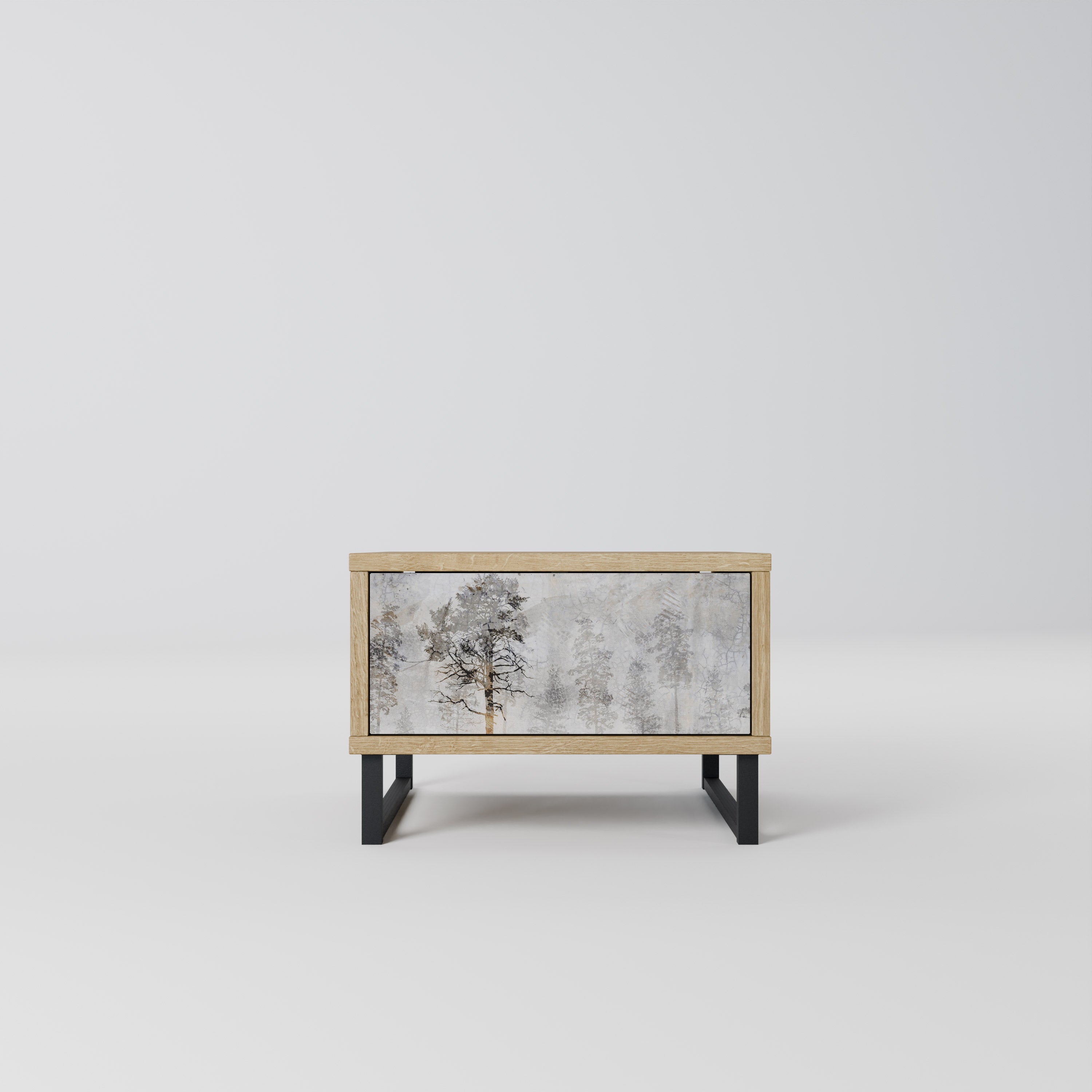 FADE IN THE TREES Nattduksbord i Oak Effect
