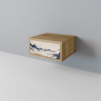 JAPANESE LANDSCAPE Nightstand in Oak Effect