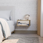 JAPANESE LANDSCAPE Nightstand in Oak Effect