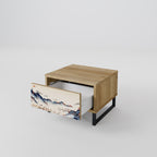 JAPANESE LANDSCAPE Nightstand in Oak Effect