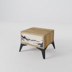 JAPANESE LANDSCAPE Nightstand in Oak Effect