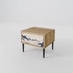 JAPANESE LANDSCAPE Nightstand in Oak Effect