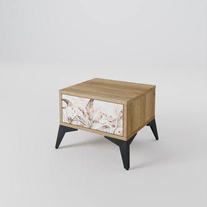 WILD TENDERNESS Nightstand in Oak Effect