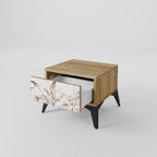WILD TENDERNESS Nightstand in Oak Effect