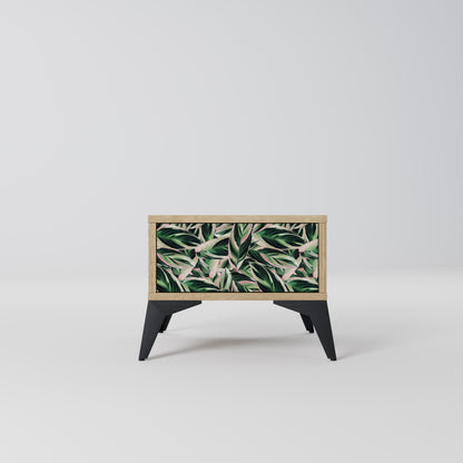 EERIE STROMANTHE Nightstand in Oak Effect