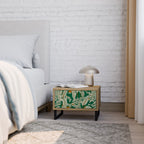 VERDANT PLEASURES Nightstand in Oak Effect