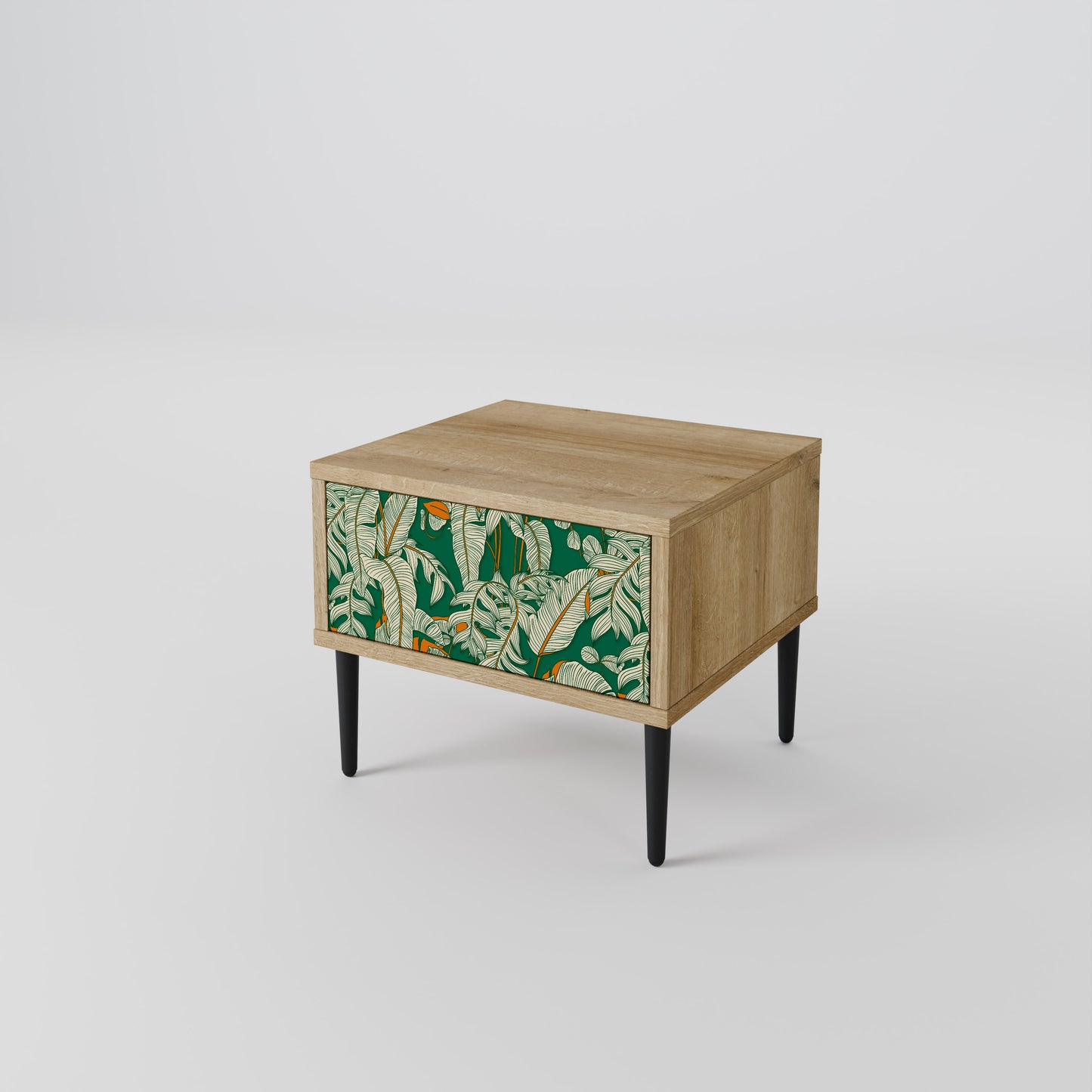 VERDANT PLEASURES Nightstand in Oak Effect