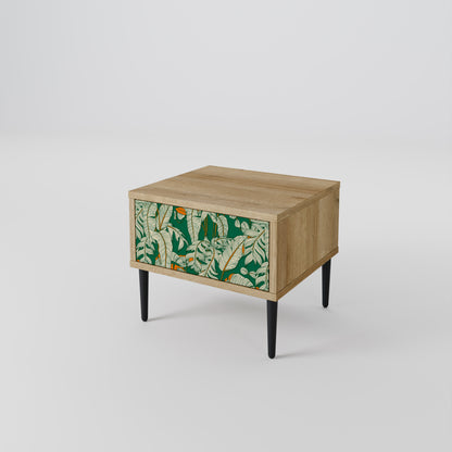 VERDANT PLEASURES Nightstand in Oak Effect