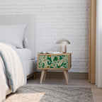 VERDANT PLEASURES Nightstand in Oak Effect